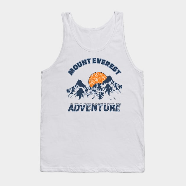 Mount Everest Adventure Tank Top by VISUALUV